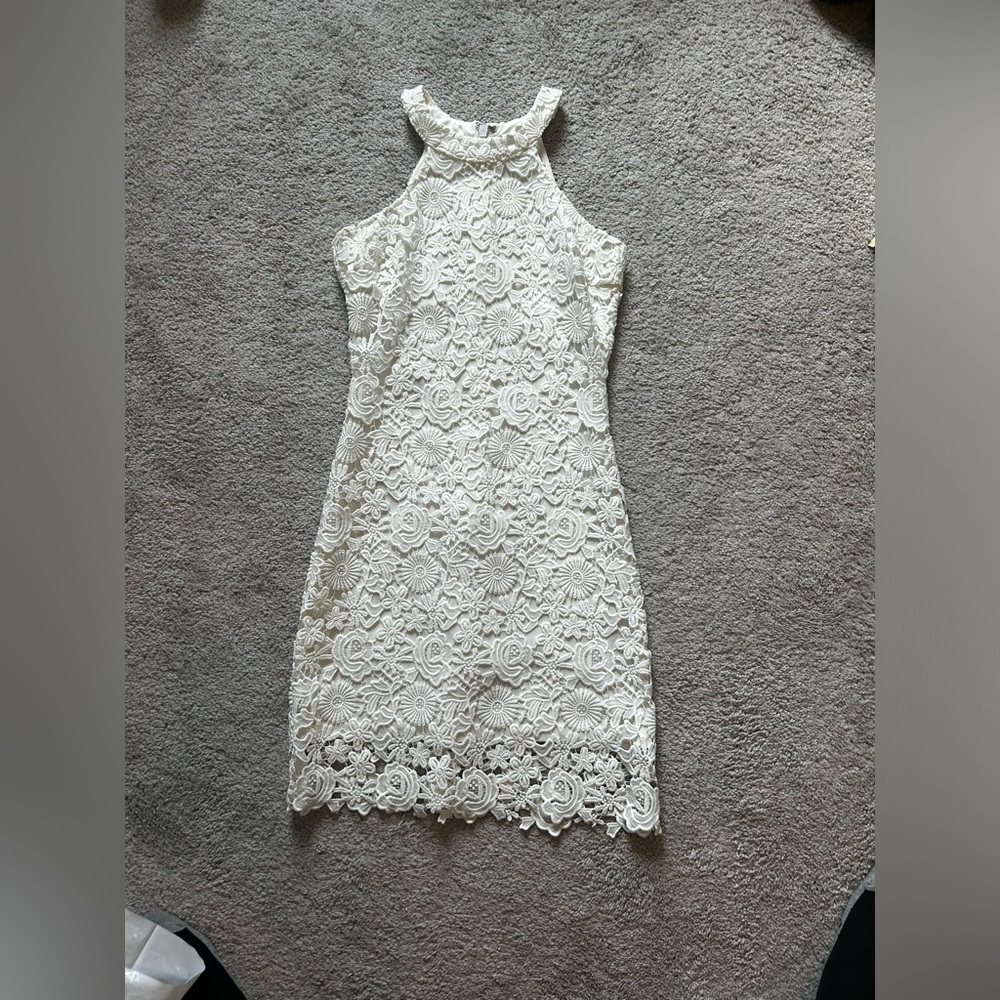 Lace mini dress